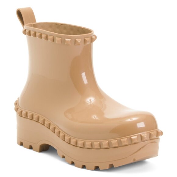 NEW CARMEN SOL Made In Italy Graziano Jelly Studded Boots FOR women 1125 10m5 - Picture 2 of 4